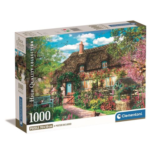 Städte Altes Häuschen Magic Garden 1000-teiliges Puzzle Clementoni