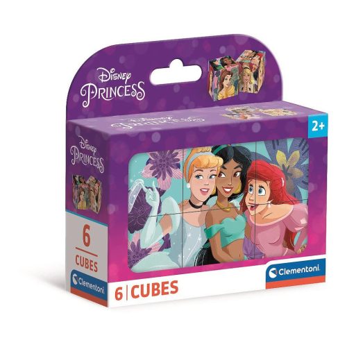 Disney Prinzessin Bonding Märchenwürfel 6er Set Clementoni