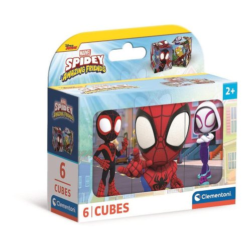 Spiderman Spidey Geschichtenwürfel-Set 6er Clementoni