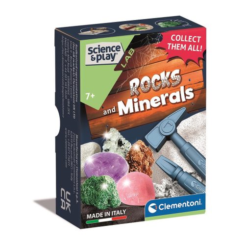 Farbe Science Mini-Mineralienentdeckungs-Kreativset Clementoni