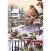 Weihnachten Robin and Holly 1000-teiliges Puzzle Clementoni