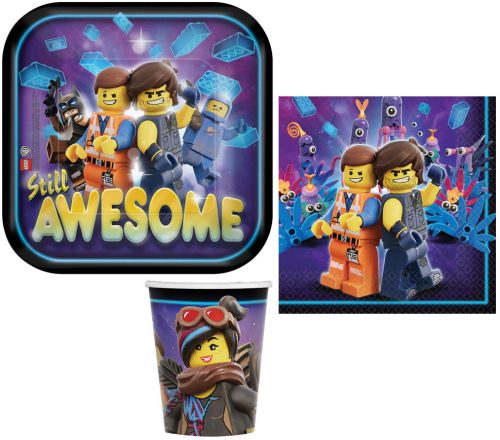 Lego Movie Abenteuer Party-Set 32 Stk mit 18 cm Teller