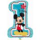 Disney Mickey  Blue Erster Geburtstags-Folienballon 71 cm