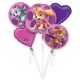 Paw Patrol Pink Folienset mit 5 Ballons