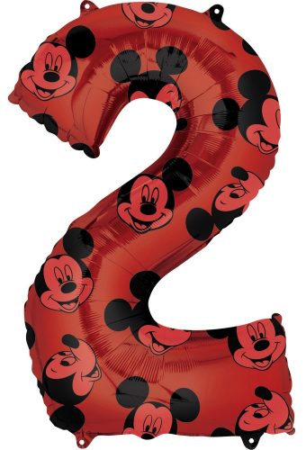 Disney Mickey  Folienballon Nummer 2 - 66 cm