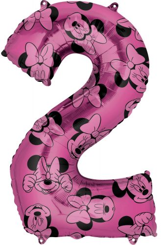 Disney Minnie Folienballon Nummer 2 66 cm