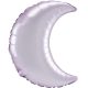 Satin Pastel Pink Crescent Mond Folienballon 66 cm