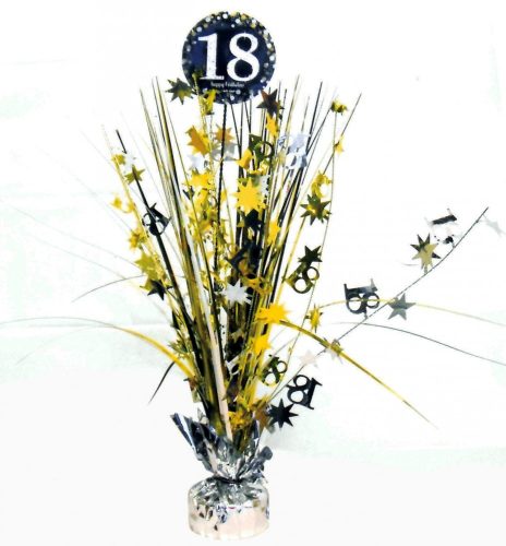 Geburtstag Gold Happy Birthday 18 Tischdekoration 45,7 cm