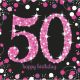 Geburtstag Pink Happy Birthday 50 Servietten 16 Stk 33x33 cm