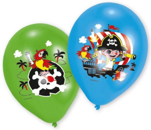 Pirat Map Ballon, 6 Stück 11 Zoll (27,5 cm)