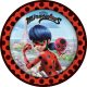 Miraculous Geschichten von Ladybug und Cat Noir City Pappteller 8 Stk 23 cm