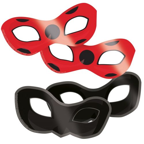 Miraculous Geschichten von Ladybug und Cat Noir City Maske, 8-teiliges Set