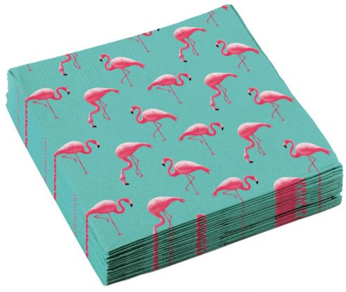 Flamingo Pink Serviette 20 Stk 33x33 cm