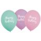 Geburtstag Pastel Happy Birthday Ballon, 6 Stück 9 Zoll (22,8 cm)