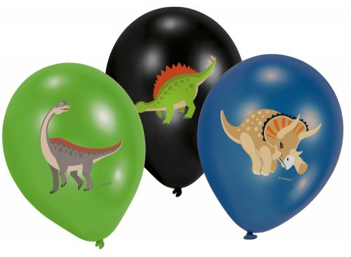 Dinosaurier Happy Ballon, 6 Stück 11 Zoll (27,5 cm)