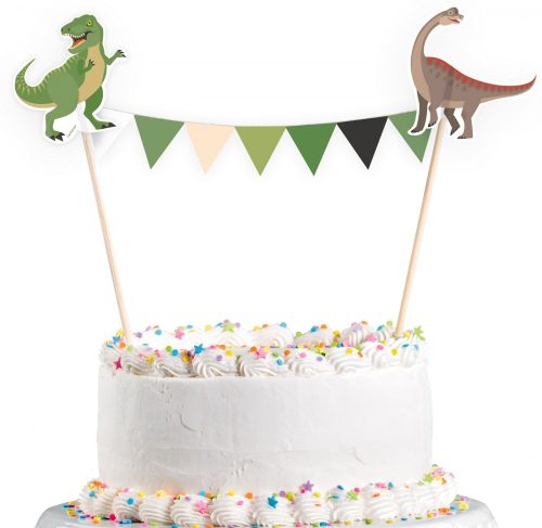 Dinosaurier Happy Kuchen-Wimpelkette