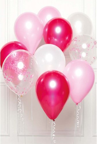 Farbe Pink Ballon, 10er Set 11 Zoll (27,5cm)