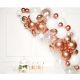 Farbe Rose Gold Ballongirlande 66-tlg. Set