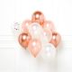 Farbe Rose Gold Ballon-Set 10 Stk 11 inch (27,5 cm)