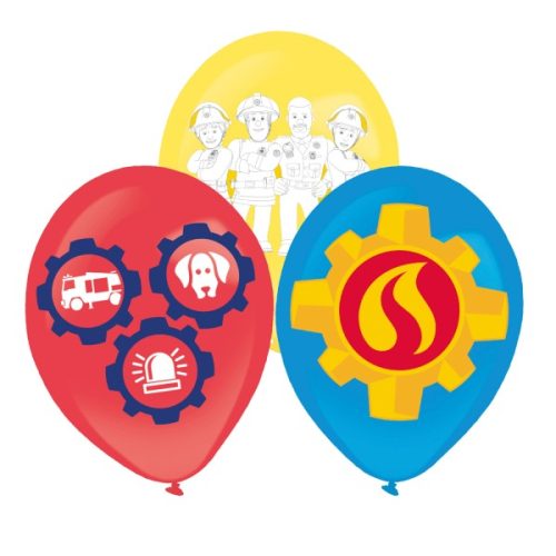 Feuerwehrmann Sam Teamwork Ballon, 6 Stk 11 Zoll (27,5 cm)