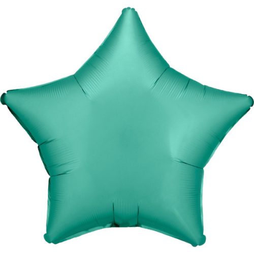 Satin Silk Jade Green Sternfolienballon 48 cm