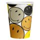 Emoji  Smiley Originals Pappbecher 8 Stk 250 ml