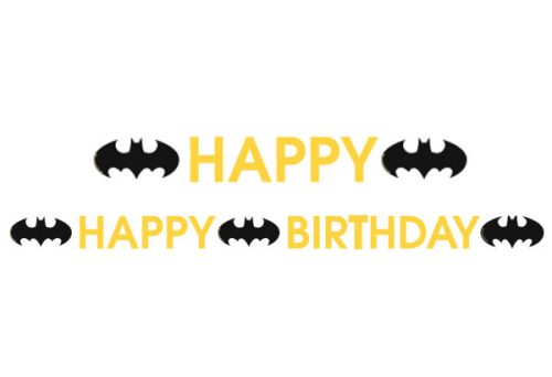 Batman Happy Birthday Banner - Disney Wholesales Store - Javoli Disney