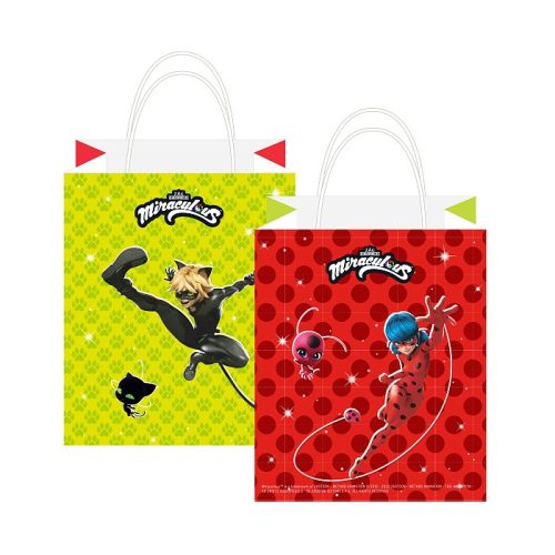 Miraculous Geschichten von Ladybug und Cat Noir Kwami Papier-Geschenktüten, 8er-Pack