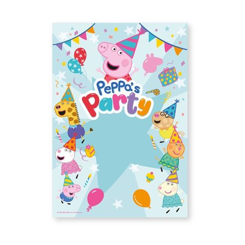 Peppa Wutz Backdrop Hintergrundvorhang 2 m