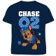 Paw Patrol Chase Kinder Kurzarmshirt, Oberteil 104-134 cm