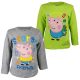 Peppa Wutz George Kinder Langarmshirt, Oberteil 92-116 cm