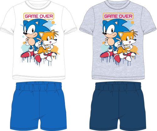 Sonic the Hedgehog Game Over Kinder kurzer Pyjama 104-134 cm