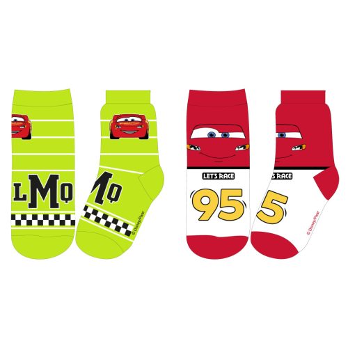 Disney Cars Green  Kinder Socken 23-34