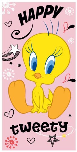 The Looney Tunes Tweety Badehandtuch, Strandtuch 70x140cm (Fast Dry)