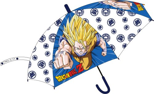 Dragon Ball Halbautomatischer transparenter Kinderregenschirm Ø83 cm