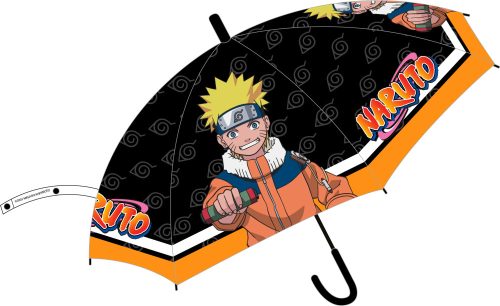 Naruto Mission Kinder halbautomatischer transparenter Regenschirm Ø83 cm