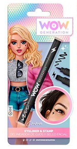 WOW Generation schwarzer Eyeliner und Stempelset