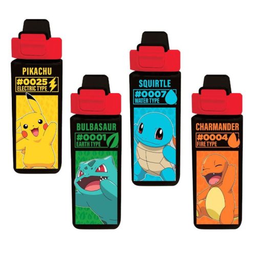 Pokémon Electric quadratische Plastikflasche 500 ml