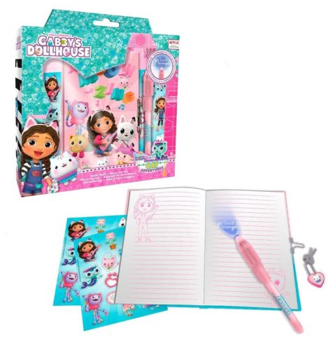 Gabby's Dollhouse Tagebuch + magischer Stift Set