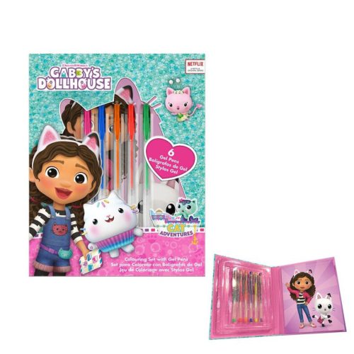 Gabby's Dollhouse Smoothie Land Notizbuch + Gelstift-Set