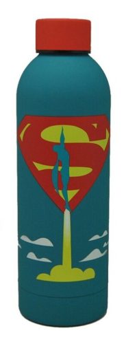 Superman Launch Weichgefühles Flasche, Sportflasche 700 ml