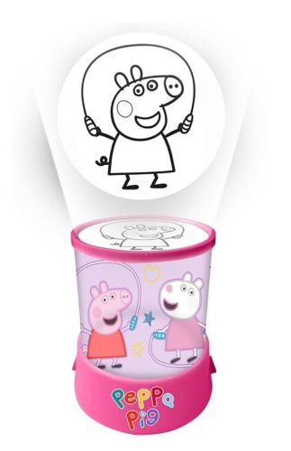 Peppa Wutz 2 in 1 Projektor, Lampe, Nachtlicht