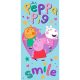 Peppa Wutz Smile Badetuch, Strandtuch 70x140cm