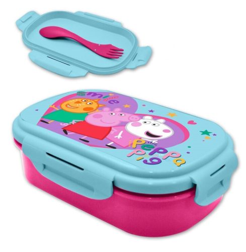 Peppa Wutz Smile Sandwichbox + Besteckset