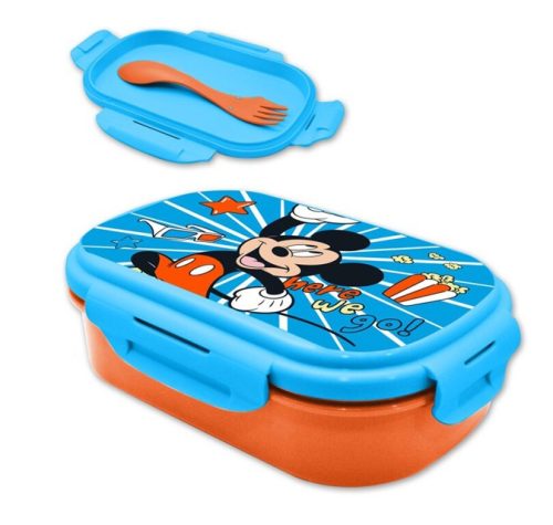 Disney Mickey  Go Sandwich Box + Besteck Set