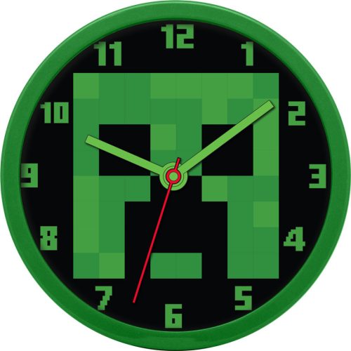 Minecraft Green Wanduhr 25 cm