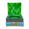 Minecraft Creeper 3D Nachtlicht und Wecker