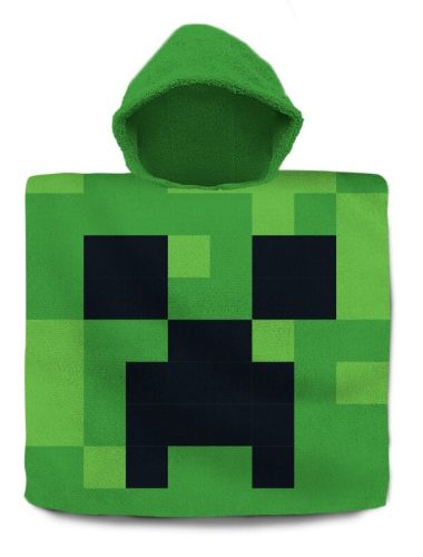 Minecraft Green Strandtuch Poncho 60x120 cm