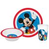 Disney Mickey  Essgeschirr, mikrowellengeeignetes Plastikset in Box