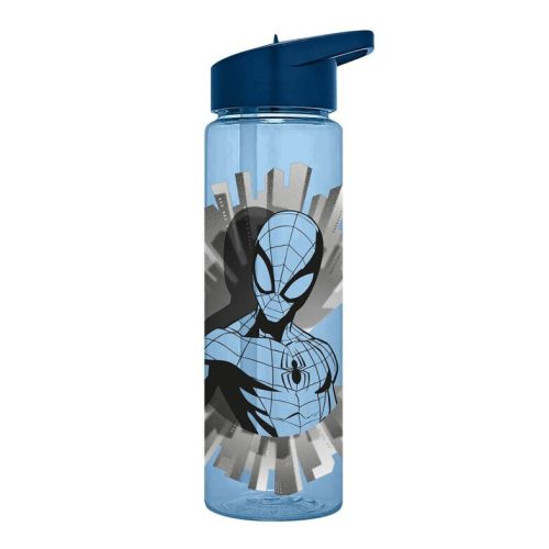 Spiderman Blue Plastikflasche, Sportflasche 600 ml